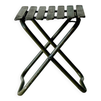 Chaise pliante industrielle de l'armée, 1960'