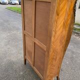 Curved secretary in Louis XV marquetry