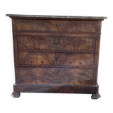 Beautiful chest of drawers from the Restoration / Louis-Philippe period, 19th century