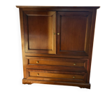 Wooden TV cabinet with drawers