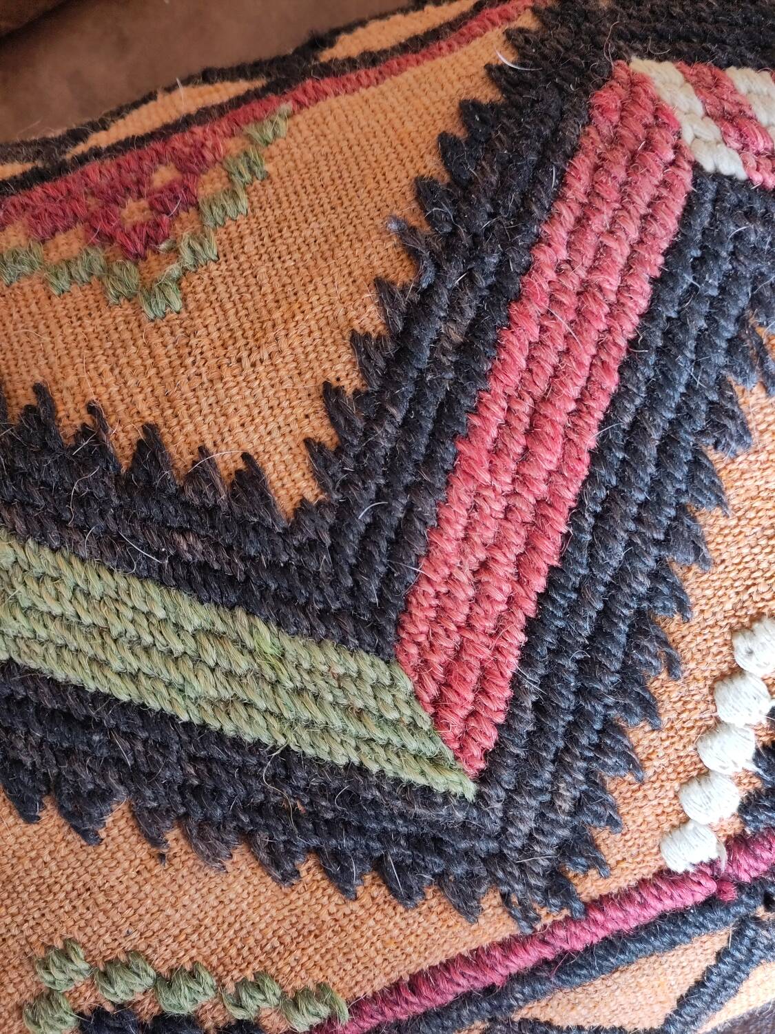 Vintage Tunisian cushion
