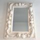 Unique decorative plaster mirror with fruit decorations