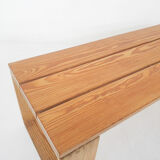 Ate van Apeldoon Pinewood bench, The Netherlands 1970's