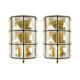 Mid-Century Glass Wall Light from Limburg, Germany, 1960s