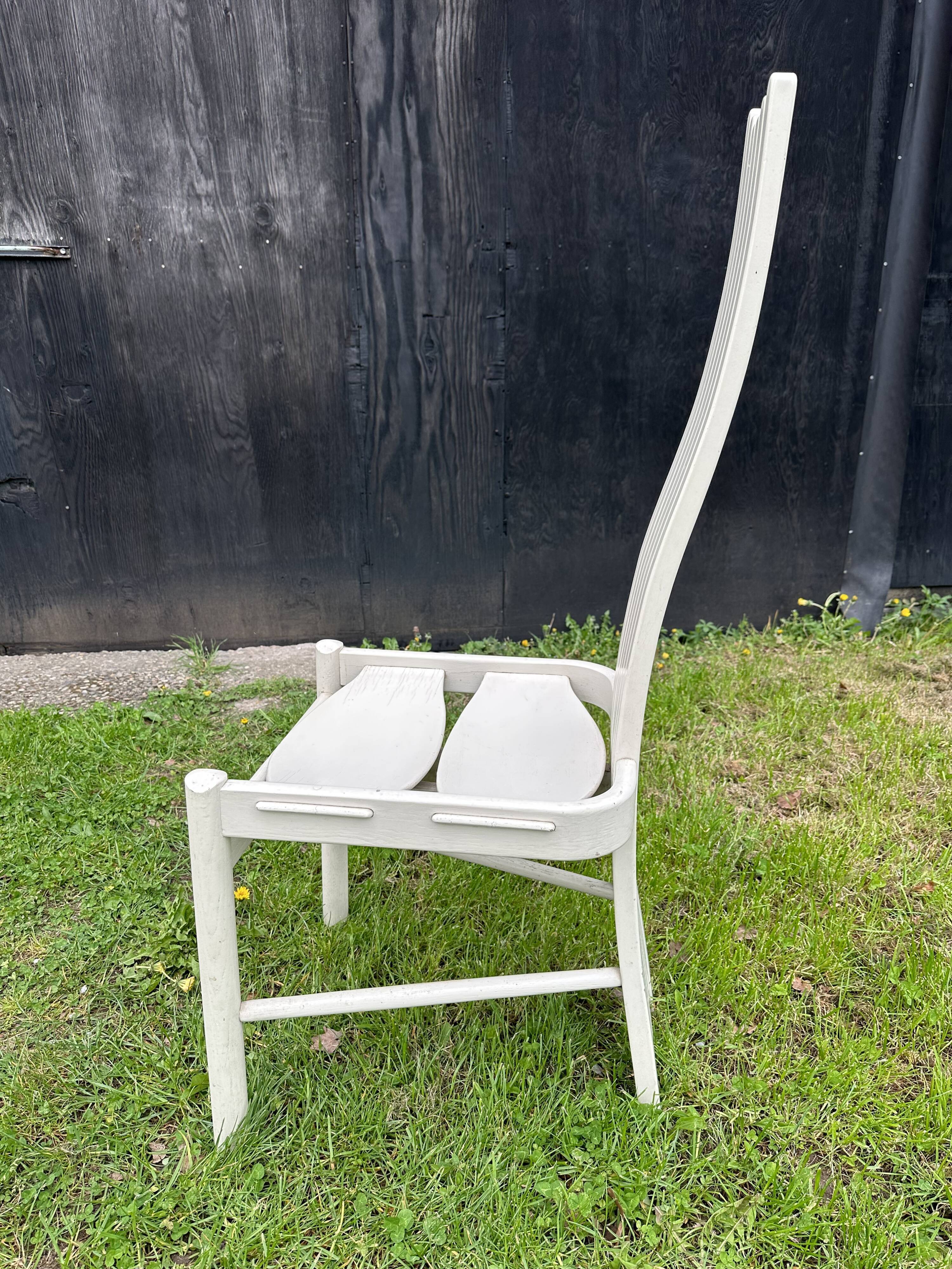 Modernist solid wood chair
