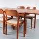 All dining room Scandinavian by Henning Kjaernulf for Vejle Stole