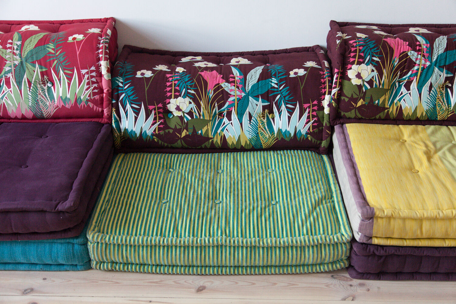 Modular sofas by H. Hopfer and P. Roche, Roche Bobois, France, 1970s