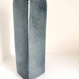 Square ceramic artisan vase