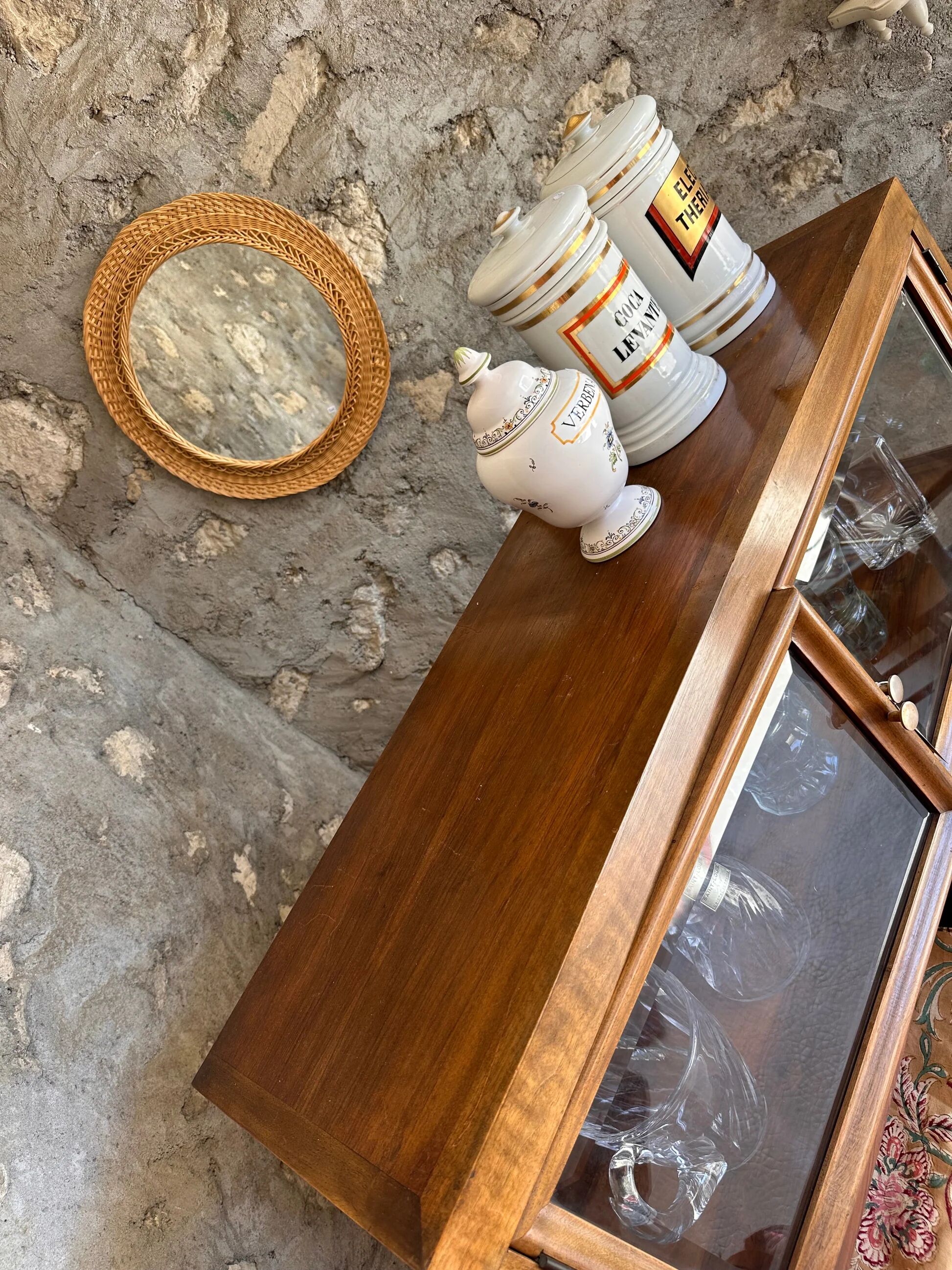 1950s display cabinet