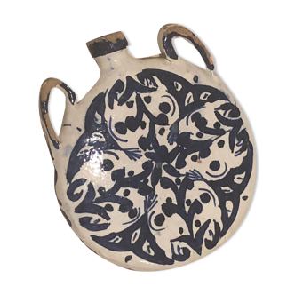 Vase plat marocain