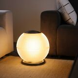 Vintage 1960s XXL Holophane Globe Table Lamp