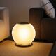 Vintage 1960s XXL Holophane Globe Table Lamp