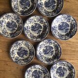9 assiettes creuses Terre de fer