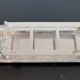 Bouillet goldsmith Bourdelle / Silver-plated metal and glass condiment set