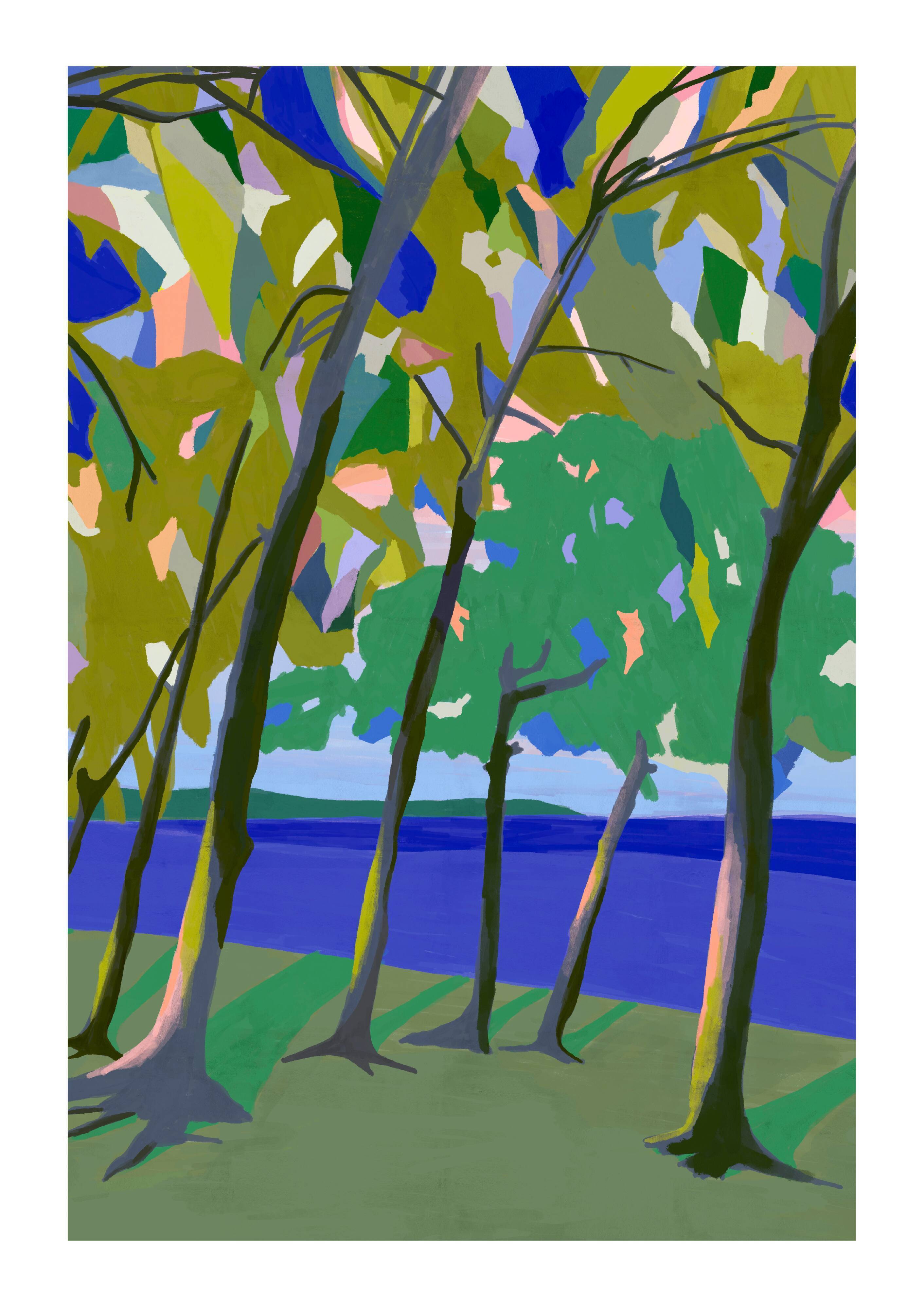 Mont Choisy - Limited edition art print (A4)