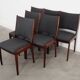 Set of six rosewood chairs, Danish design, 1960s, designer: Johannes Andersen