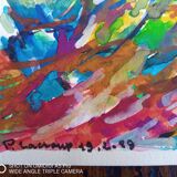 Pierre Lacroux (1909-1993) Gouache on paper 24 x 32 cm - from 1989 - (316)