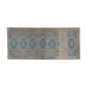 Distressed Turkish Oushak Rug Runner 142 x 324 cm