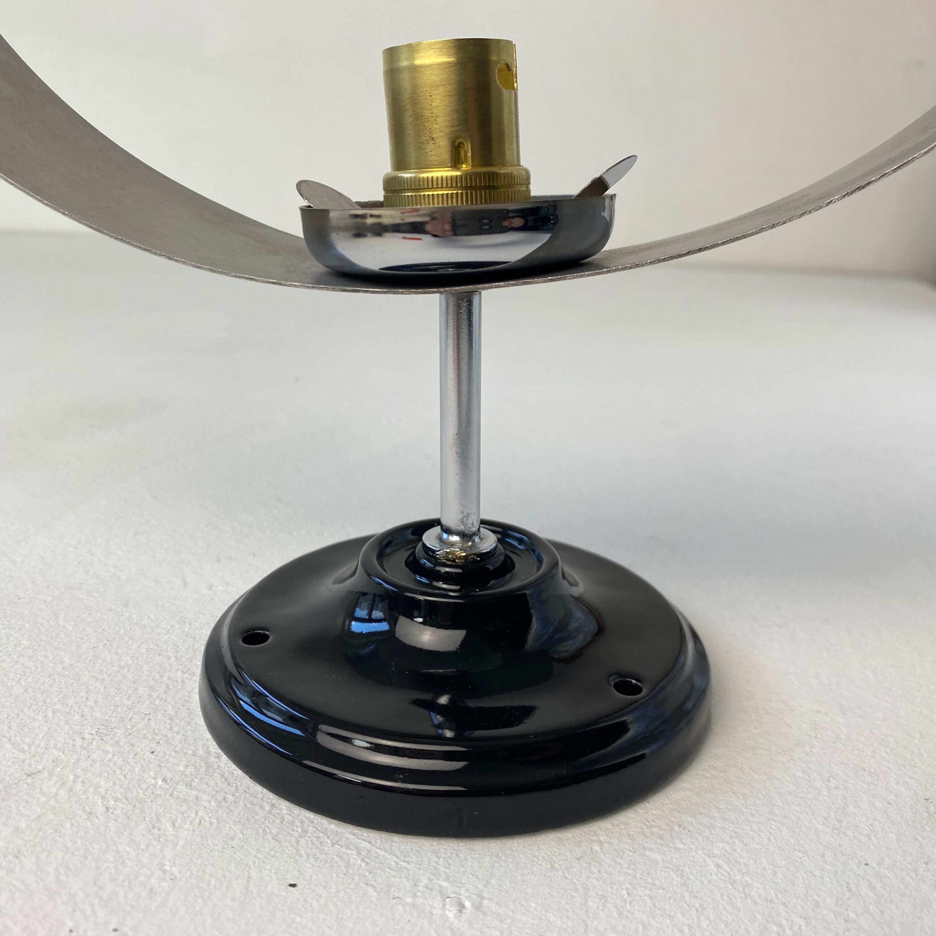 Pair of vintage opaline wall lamps