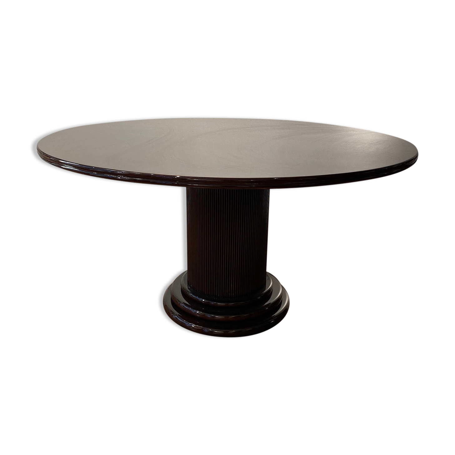 Art deco round dining table