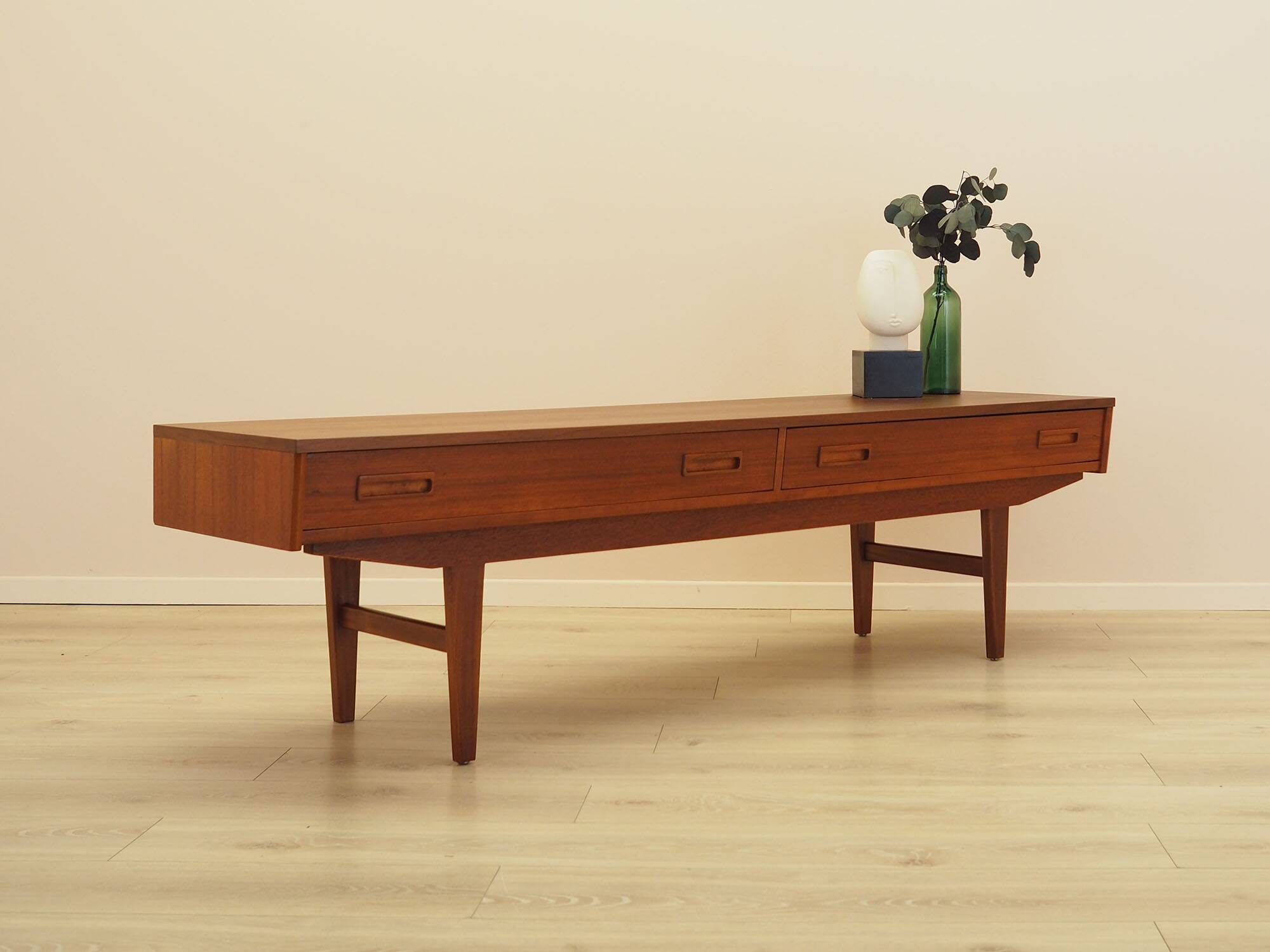 Teak lowboard, Danish design, 1960s, made in Denmark