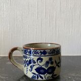 Trio of ceramic coffee cups