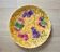 Round slip dish, Sarreguemines earthenware
