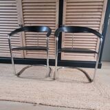2 chaises Canasta par Arrben Italie