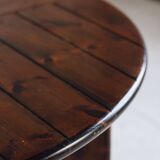 Extendable table and 5 chairs by Silvio Coppola, 1970.