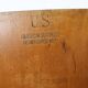 Paire de chaises pliantes en bois pliantes US ARMY seconde guerre mondiale