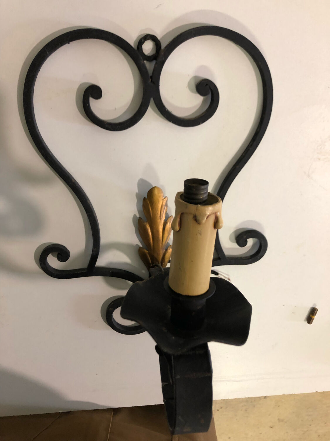 Applique murale fer forgé