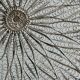 Filigree plateau in silver-plated openwork metal