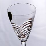 6 verres en cristal d'Arques modèle Fuseau