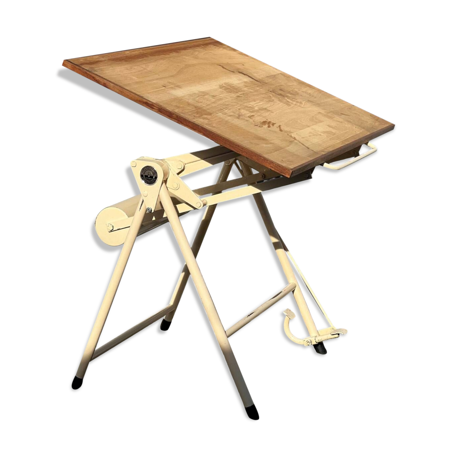 Table à dessin industrielle vintage Heliolithe