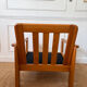 Paire de fauteuils en pin vintage 
