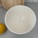 Antique faceted earthenware bowl