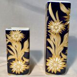 Ensemble de 5 vases cobalt