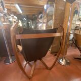 Fauteuil en cuir de Sigurd Ressel