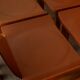 Wood Leather Dining Chairs Luigi Gorgoni Roche Bobois, 1970s, Set of 7