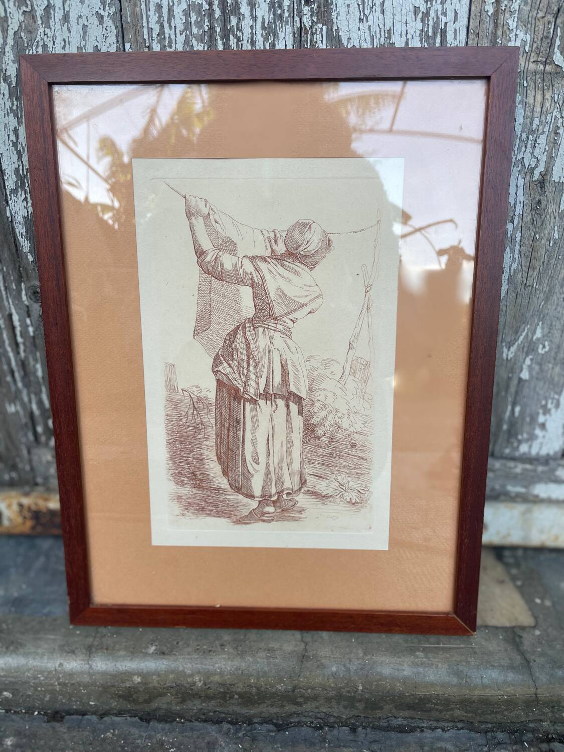 Laundress painting