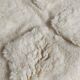 tapis berbère Beni ouarain écru à reliefs 3*2m
