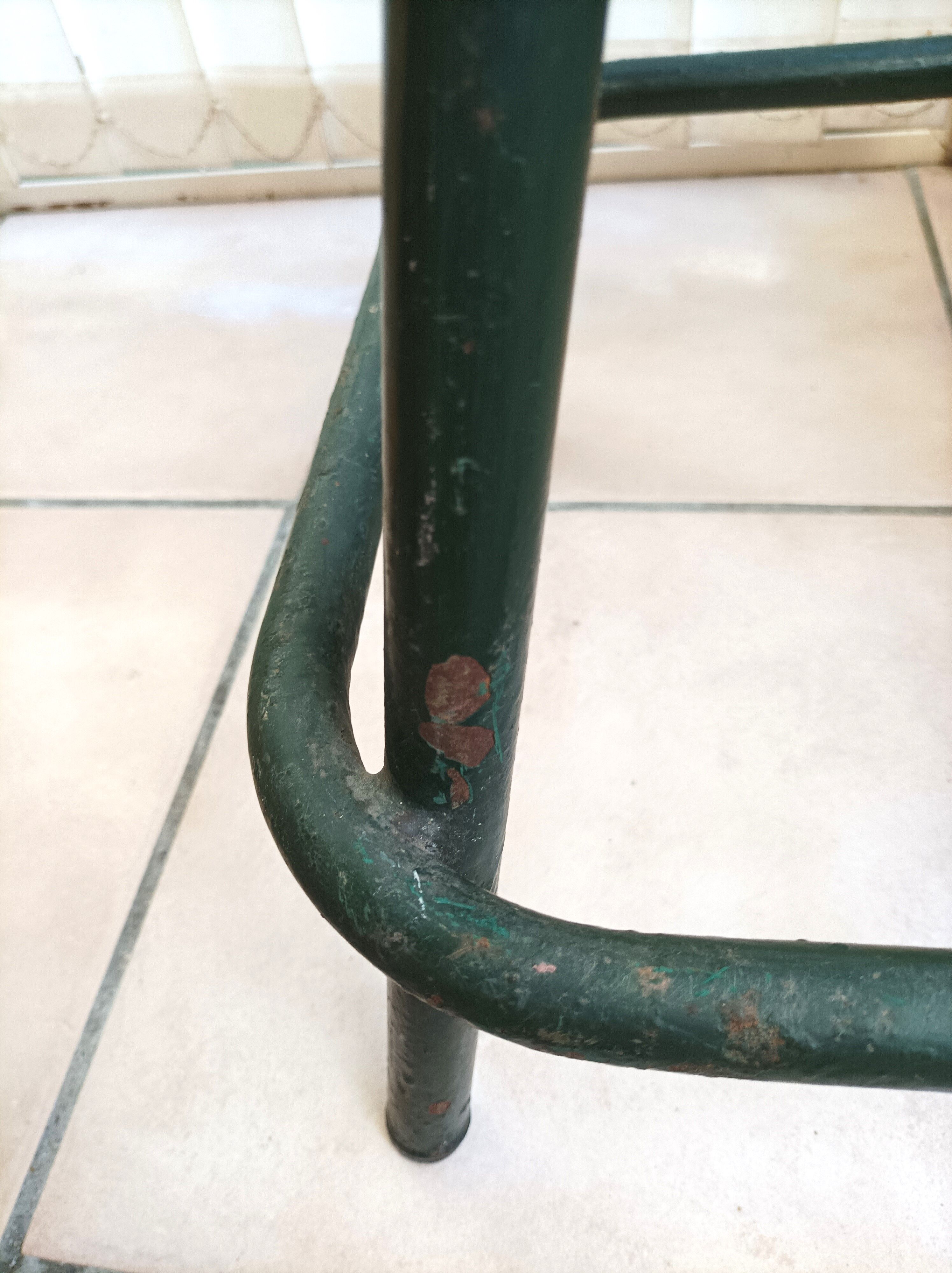 Antique industrial stool