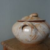 Puisaye stoneware soup tureen