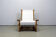 Chaise en pin brutaliste italien