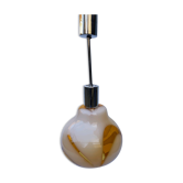 Suspension lamp 70s glass