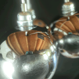 Suspension 3 chrome globes