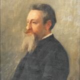 Portrait d’homme barbu
