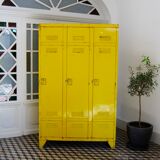 Industrial wardrobe 3 metal doors