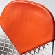 Set of 4 Eames wire chairs for Herman Miller with original Bikini seats by Girard.