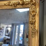 Miroir en bois doré Napoléon III 186x119cm